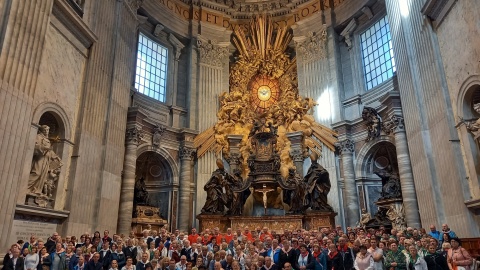 Jubileusz Dwudziestolecia Diecezji Bydgoskiej w Rzymie (Fot. Ewa Dąbrowska)