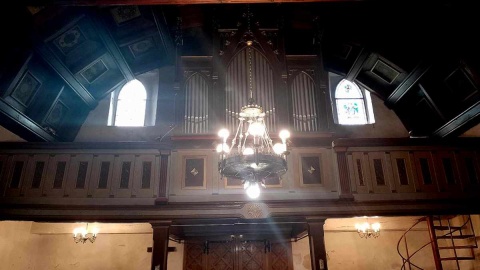 Organy w kościele parafii Wniebowzięcia Najświętszej Maryi Panny w miejscowości Bierzgłowo. Fot. Michał Zaręba