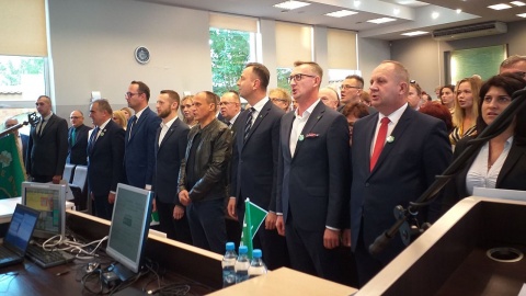 Liderzy Koalicji Polskiej na konwencji w Bydgoszczy