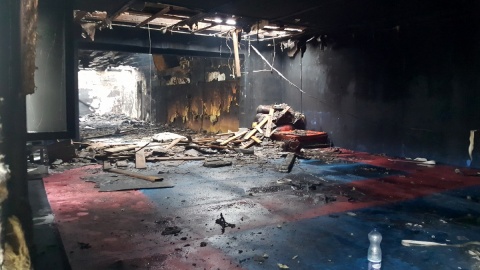 Trwa liczenie strat po nocnym pożarze w Toruniu. Ogień podciął skrzydła sportowcom